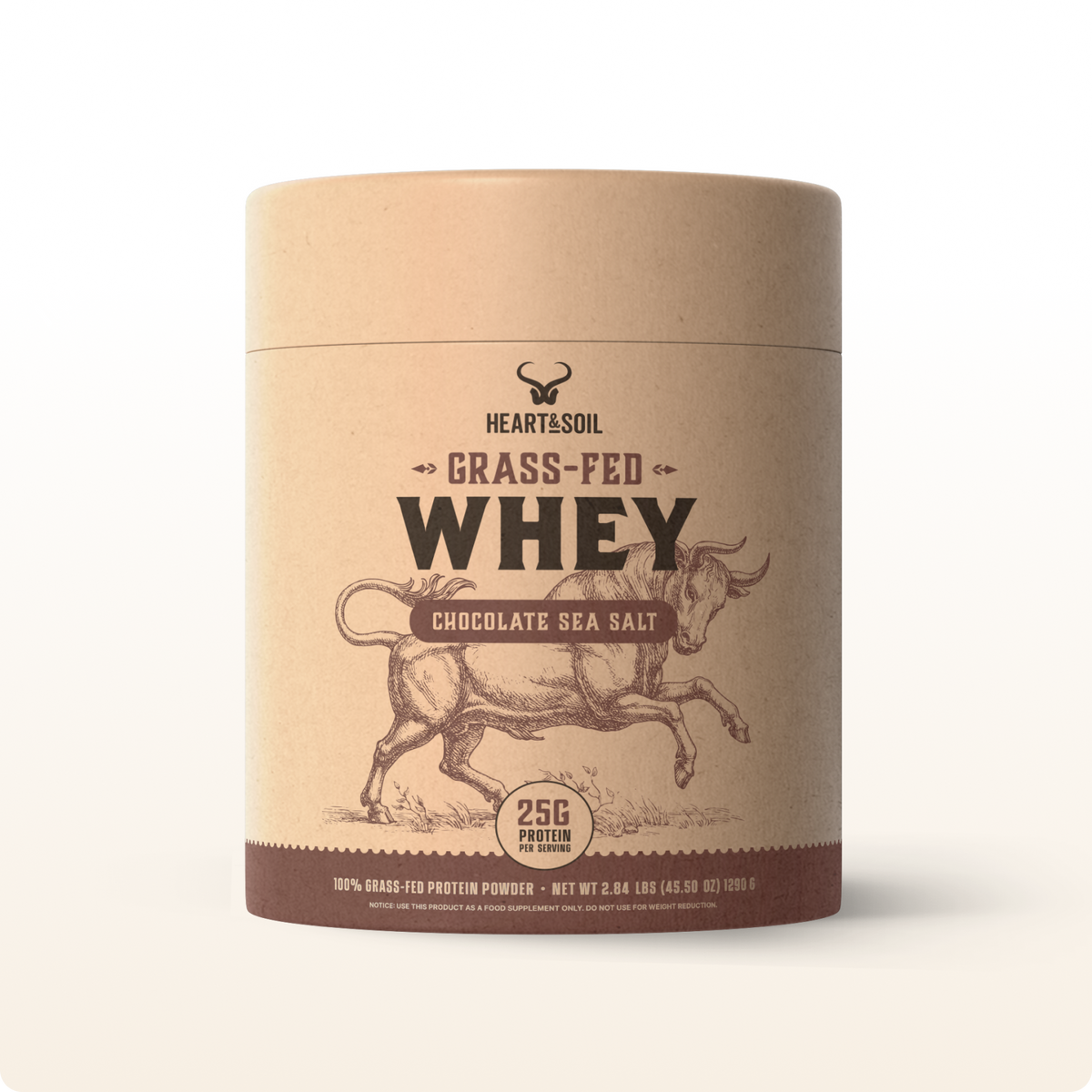 Grass-Fed Whey Protein (Chocolate Sea Salt)