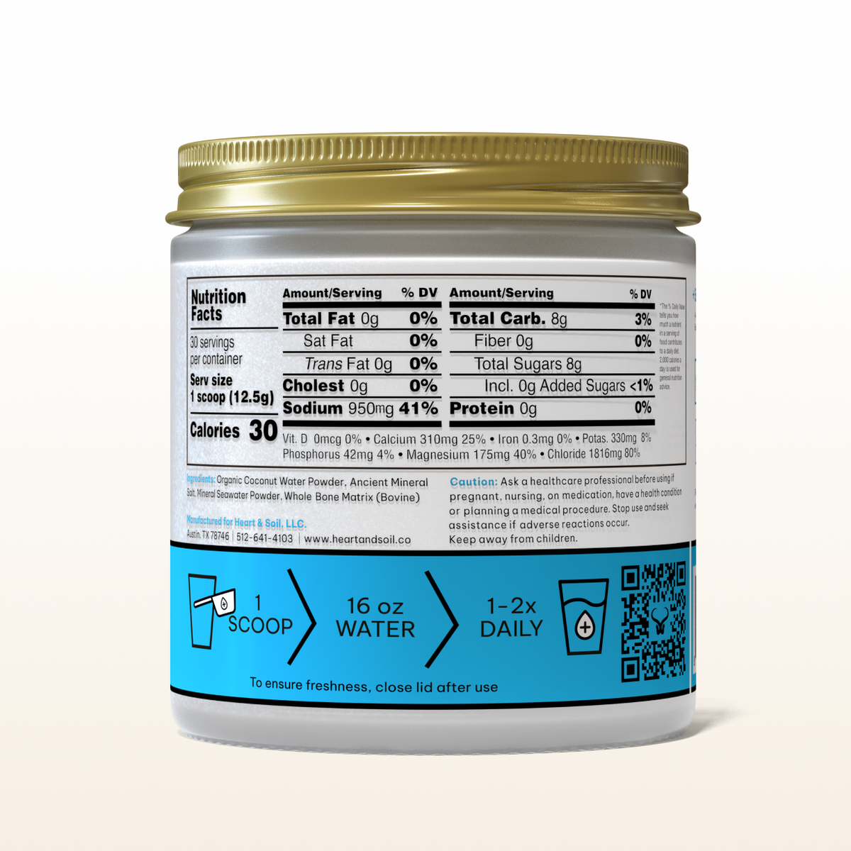 Electrolytes Unsweetened Jar