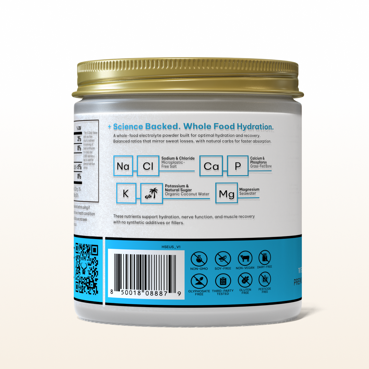 Electrolytes Unsweetened Jar