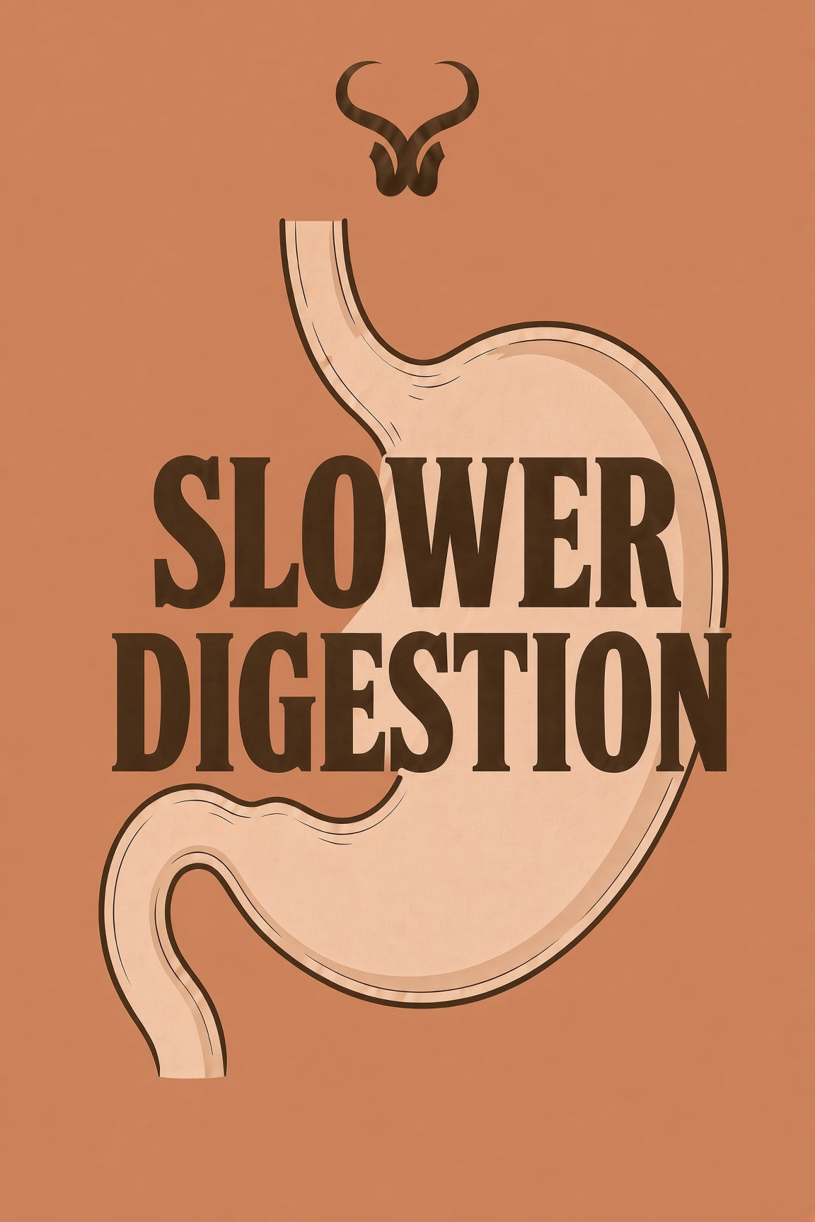 Slower digestion