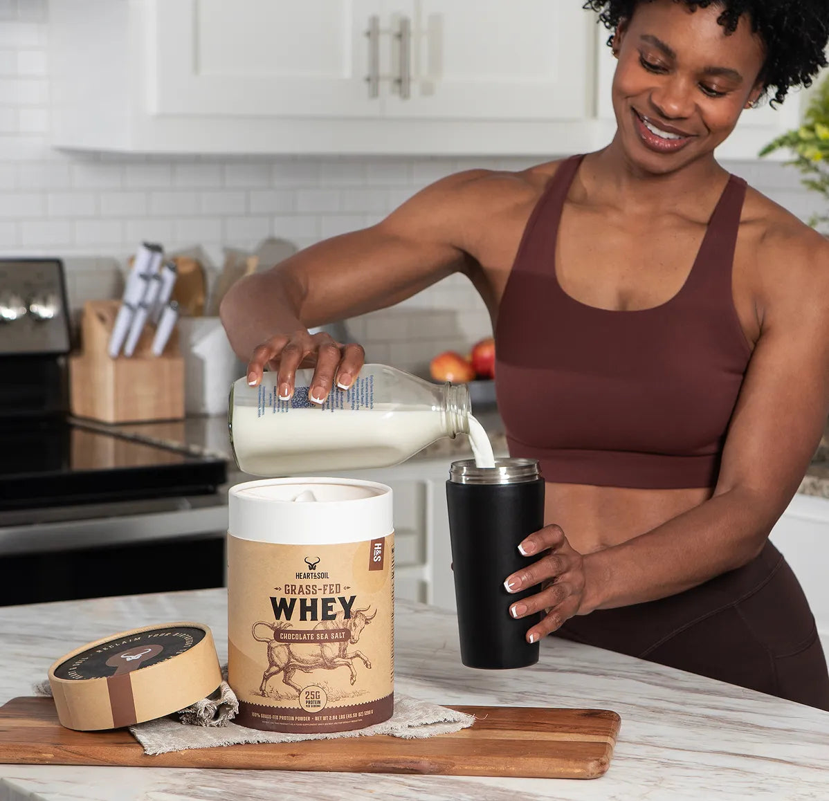 Grass-Fed Whey Protein (Chocolate Sea Salt)